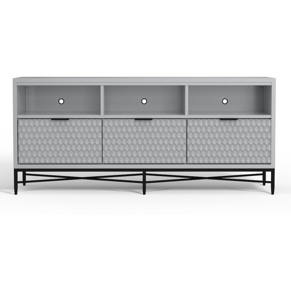 Contemporary Milo TV Console (Sky Gray). Picture 1