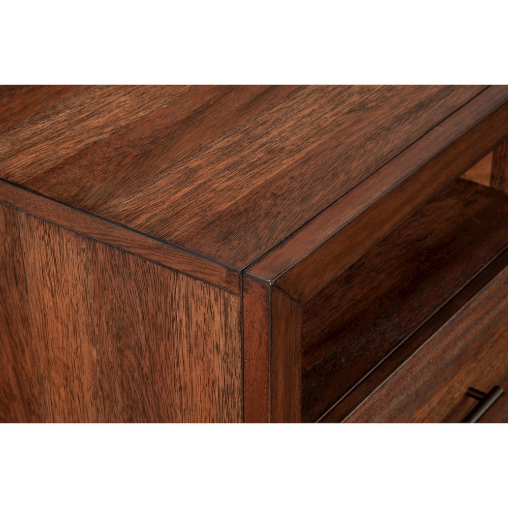 Modern Trinidad TV Console, Toffee. Picture 8