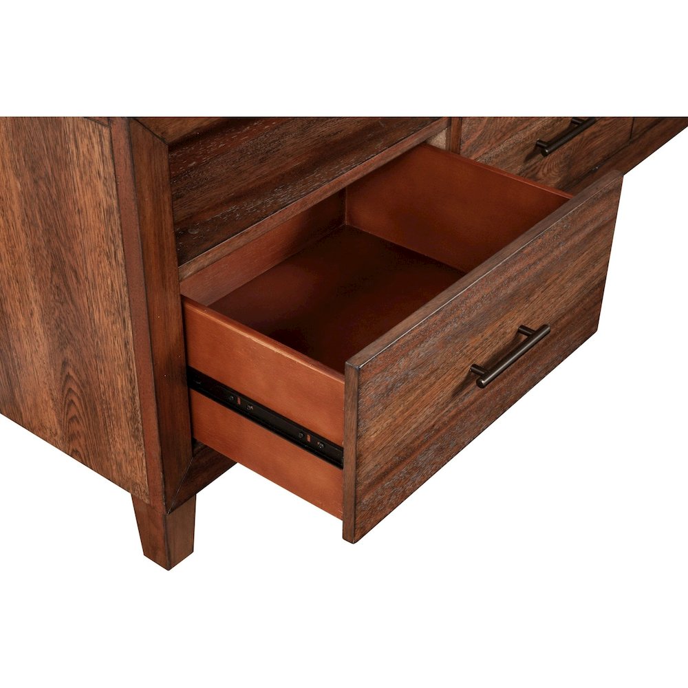 Modern Trinidad TV Console, Toffee. Picture 7
