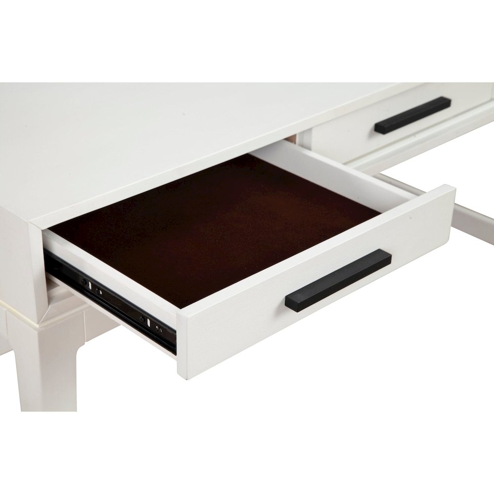 Modern Contemporary Nova Large Desk, Chalk White. Picture 4