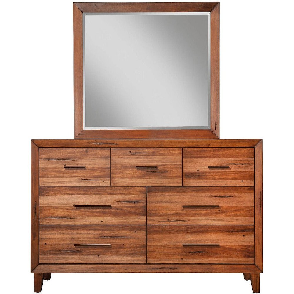 Modern Trinidad Mirror, Brown. Picture 1