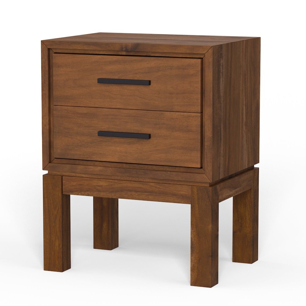 Modern Contemporary Nova Nightstand, Honey Maple. Picture 2