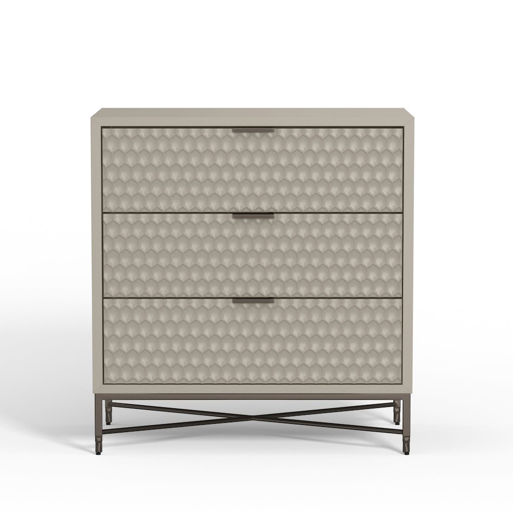 Contemporary Milo Small Chest (Cement Gray). Picture 1