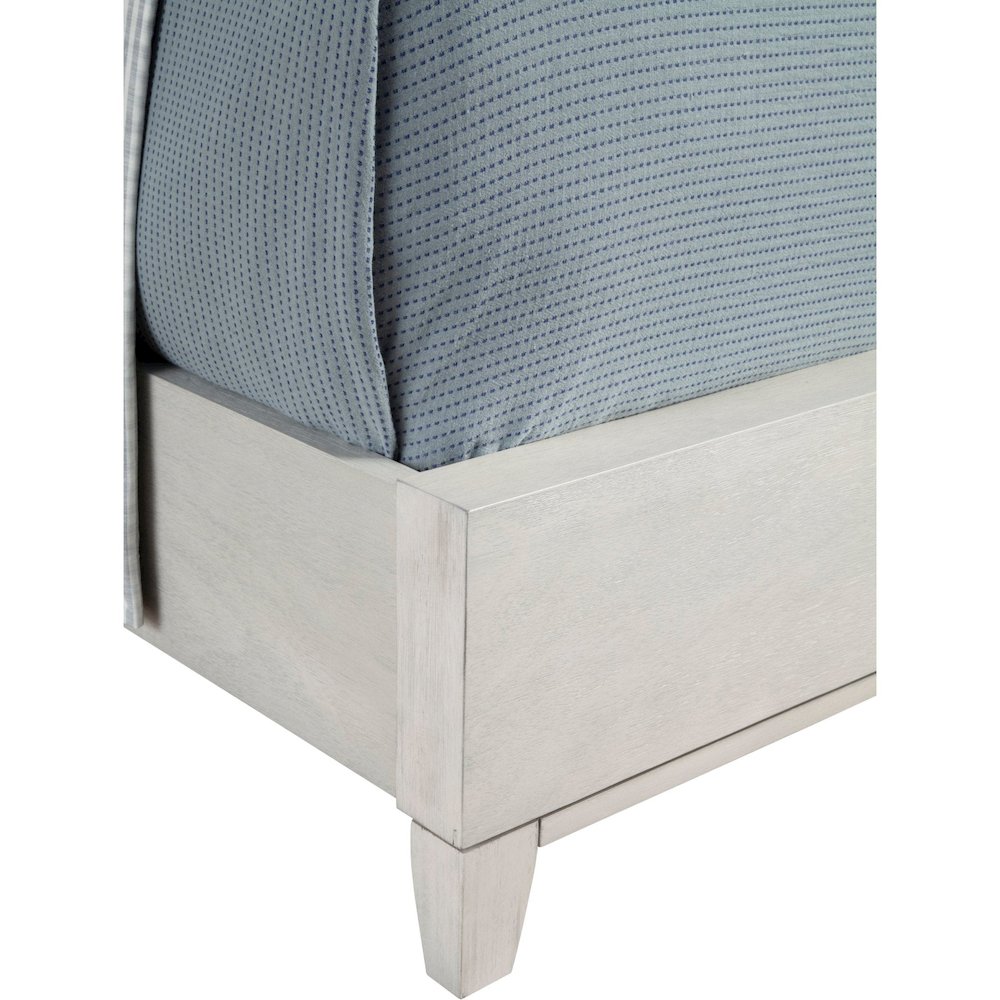 Transitional Denver Queen Panel Bed, Gray. Picture 10