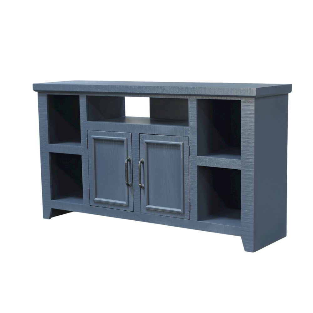 Bowen 60" TV Console, Slate Blue. Picture 3