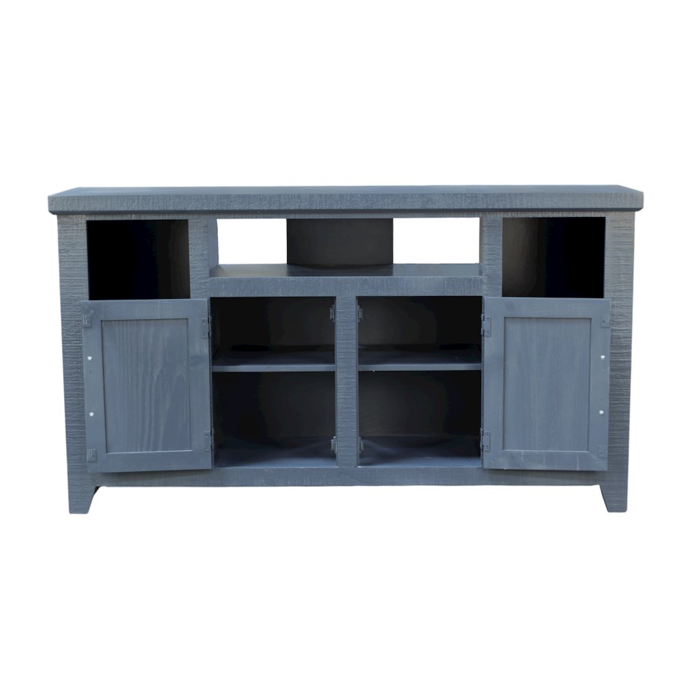 Bowen 60" TV Console, Slate Blue. Picture 6