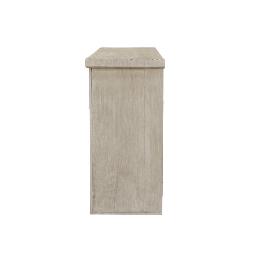 Willow Creek 60" TV Console, White Wash. Picture 4