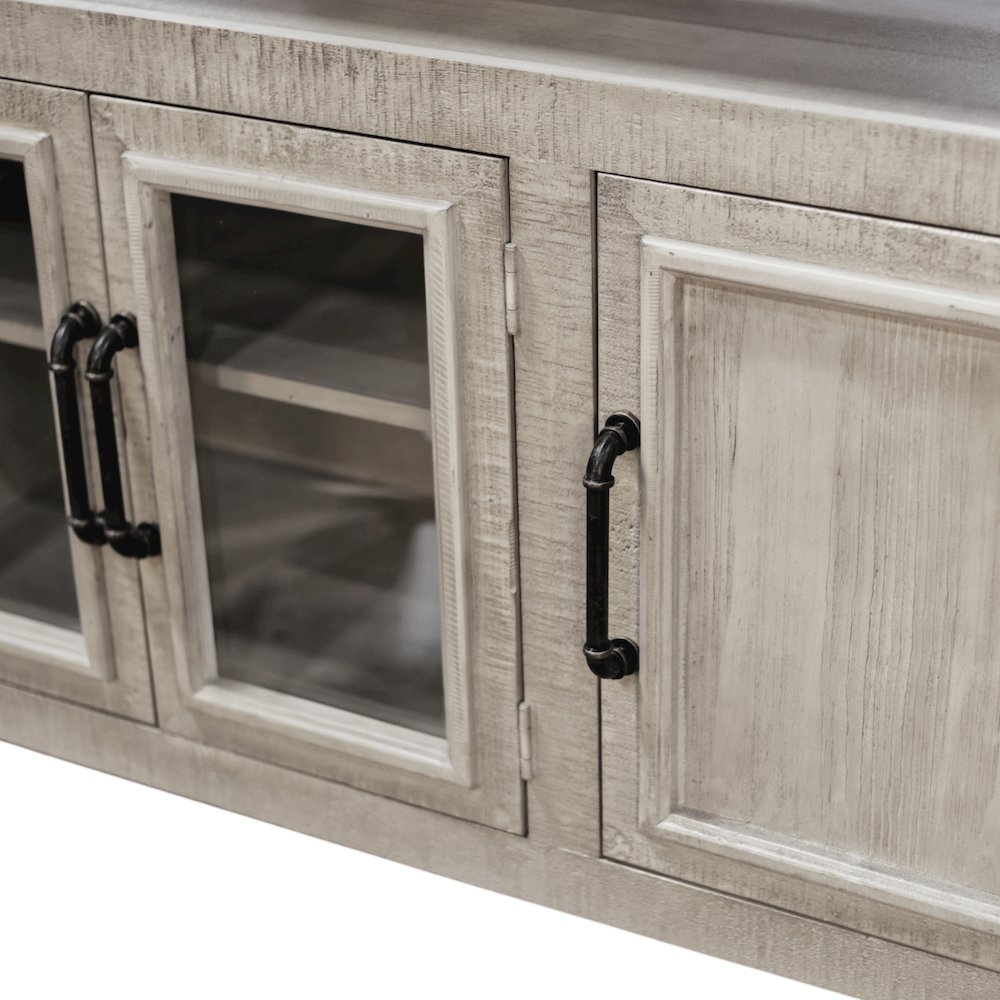 Willow Creek 60" TV Console, White Wash. Picture 10
