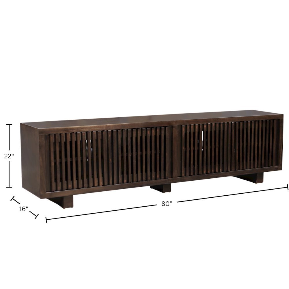 Nara 80" TV Console. Picture 10