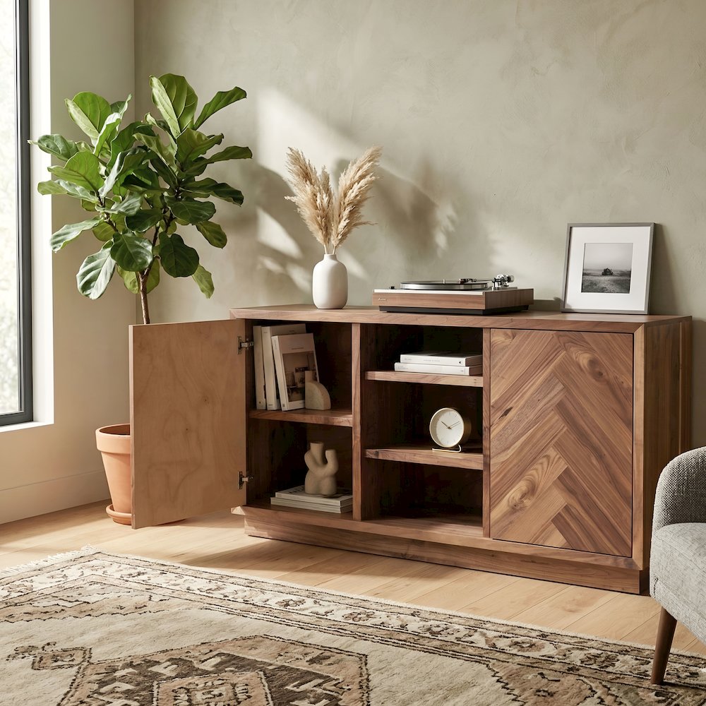Russo 60" Sideboard, Walnut. Picture 8