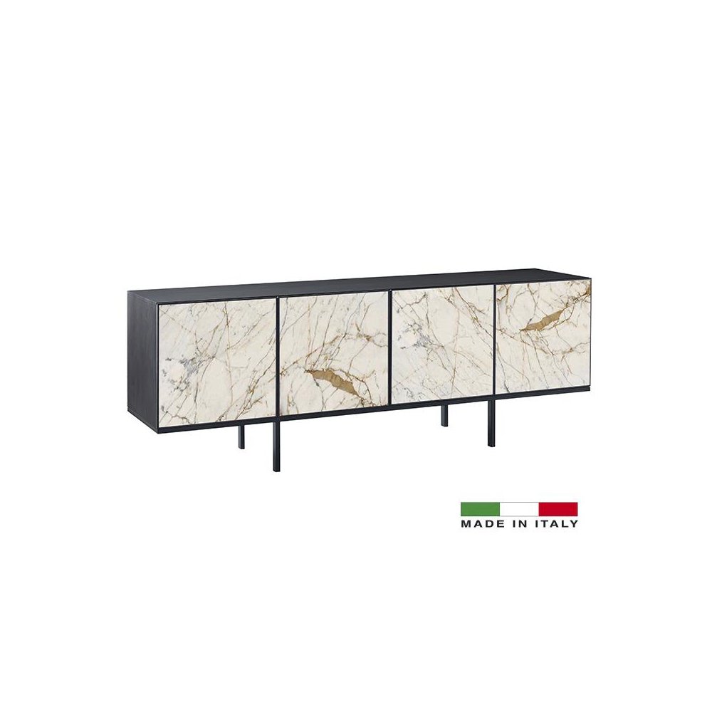 Ombre Sideboard Golden White. Picture 1