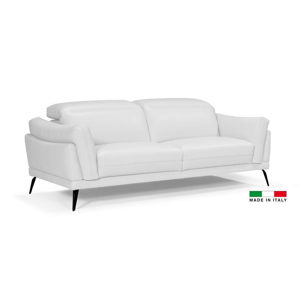 COLLECTION ALLEGRO Full Grain Italian Leather White. Picture 1