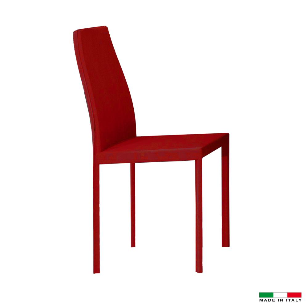 Luca Dining Chair Red. Picture 1