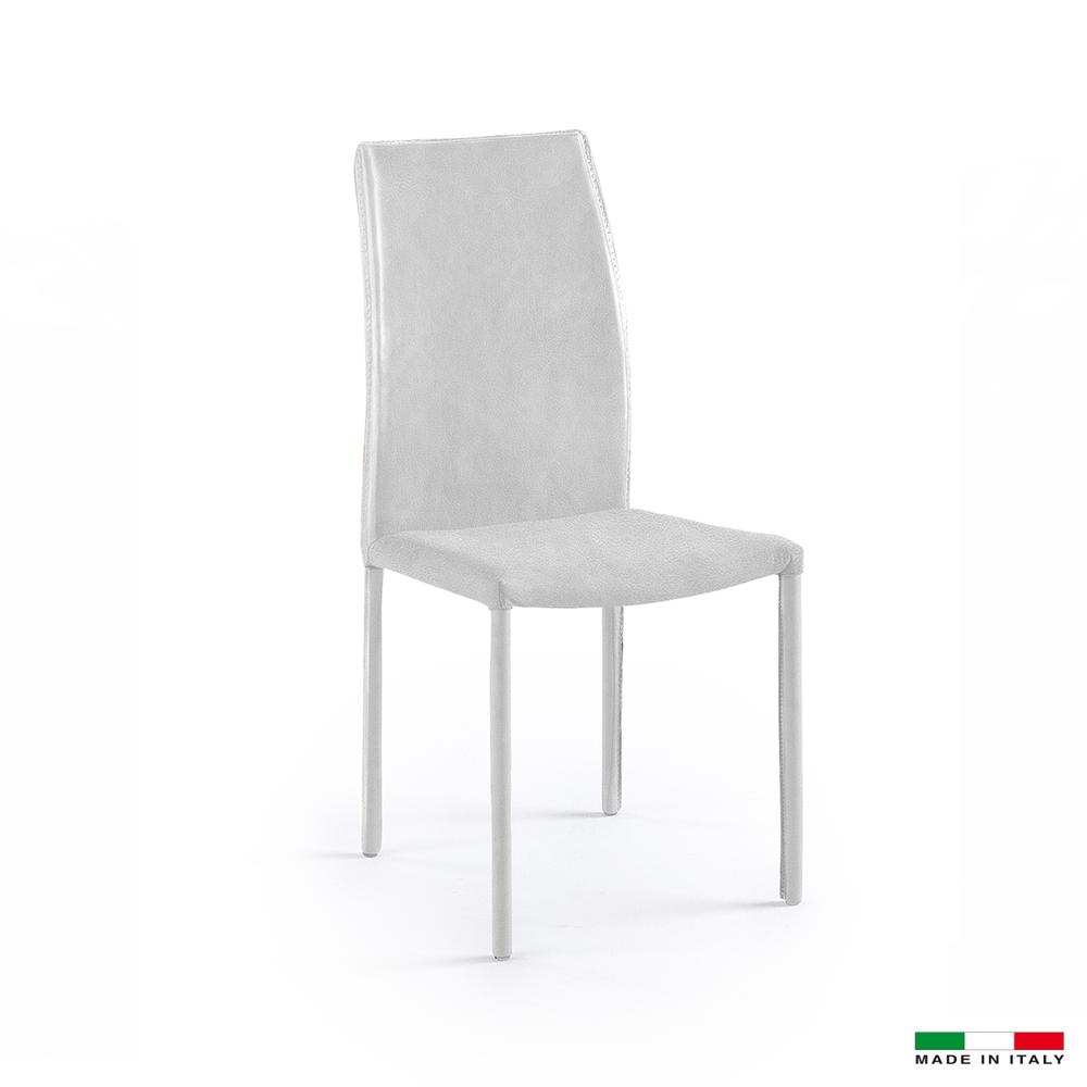 Leather Seat with Leather Covered Legs
(Available in Anthracite, Black, Grey, Tan and White)
Dimensions:
18" x 18" x 38". Picture 1