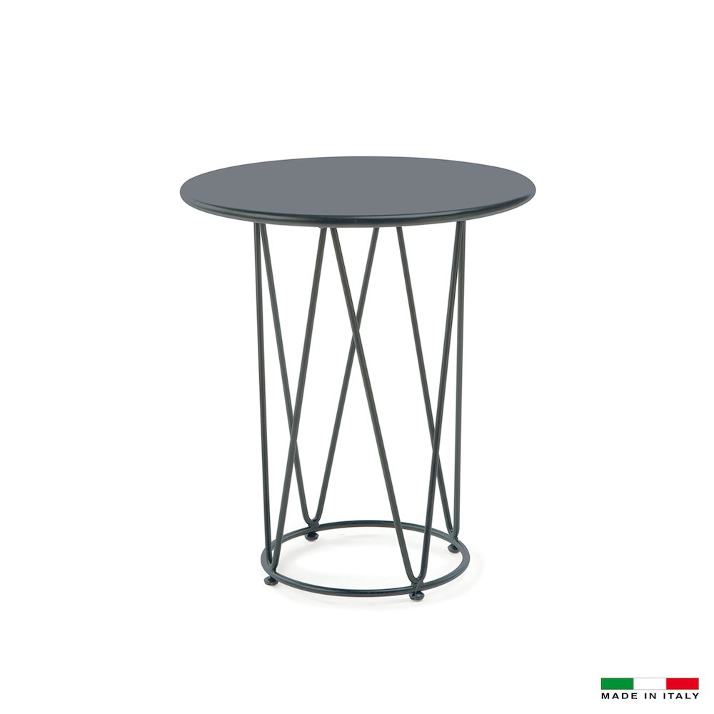 Lucy Round Dining Table Grey. Picture 1