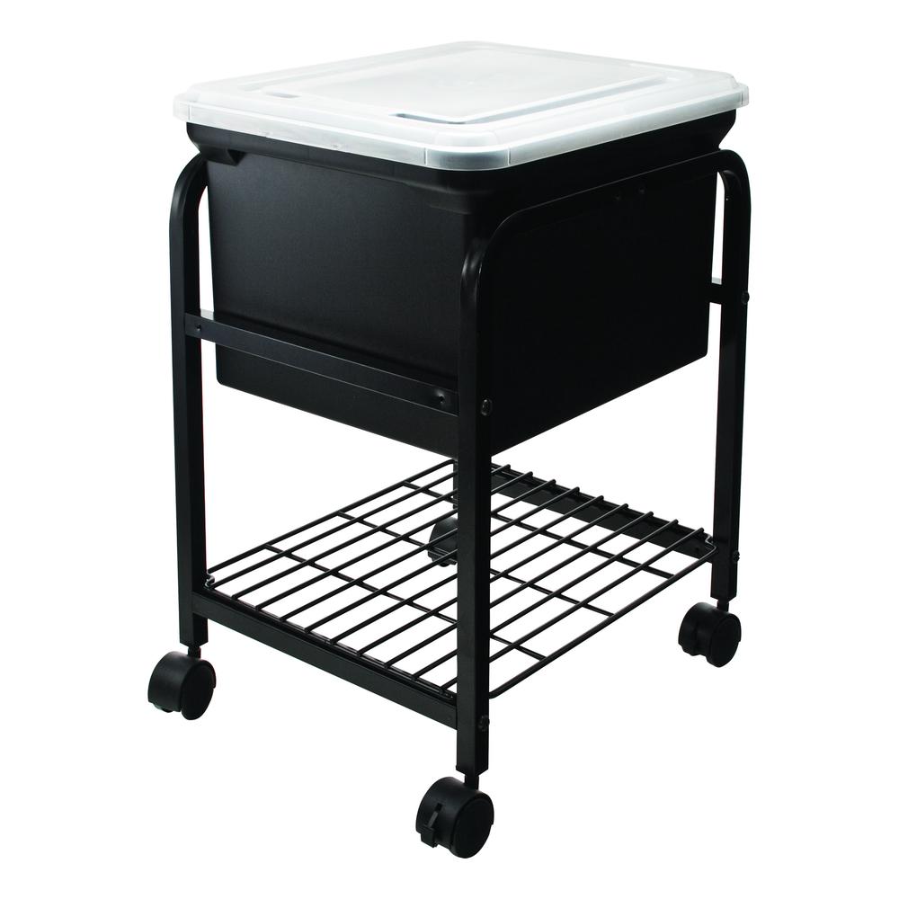 Metal Rolling Hanging-File Cart. Picture 5