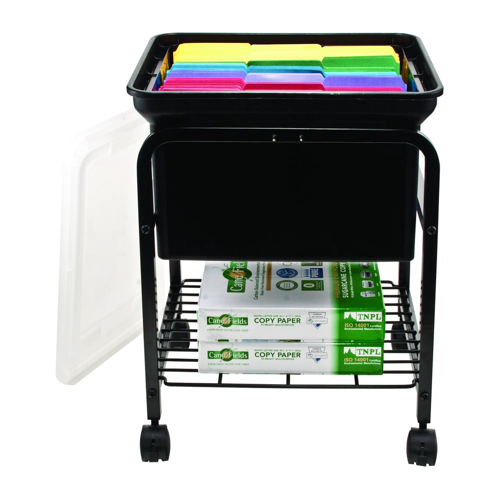Metal Rolling Hanging-File Cart. Picture 9