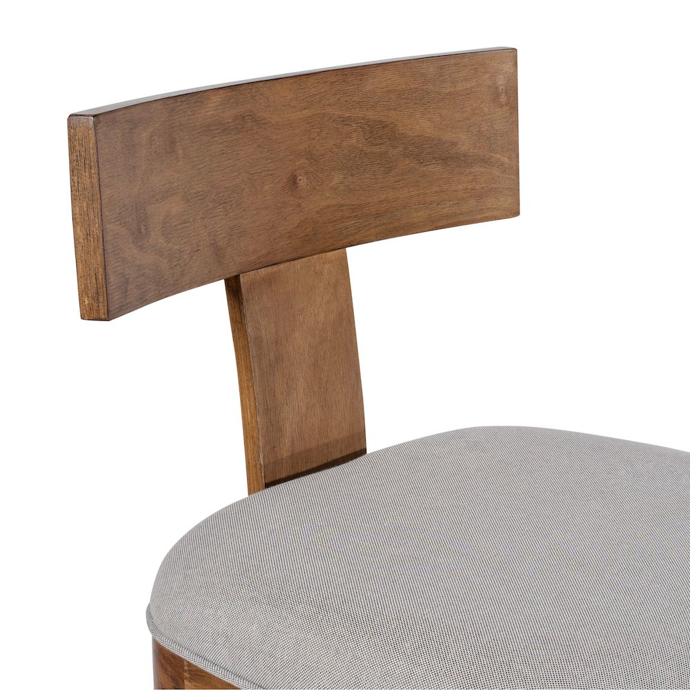 Theodora T- Back Bar Stool with Wood Seat Frame and Cushion. Picture 5