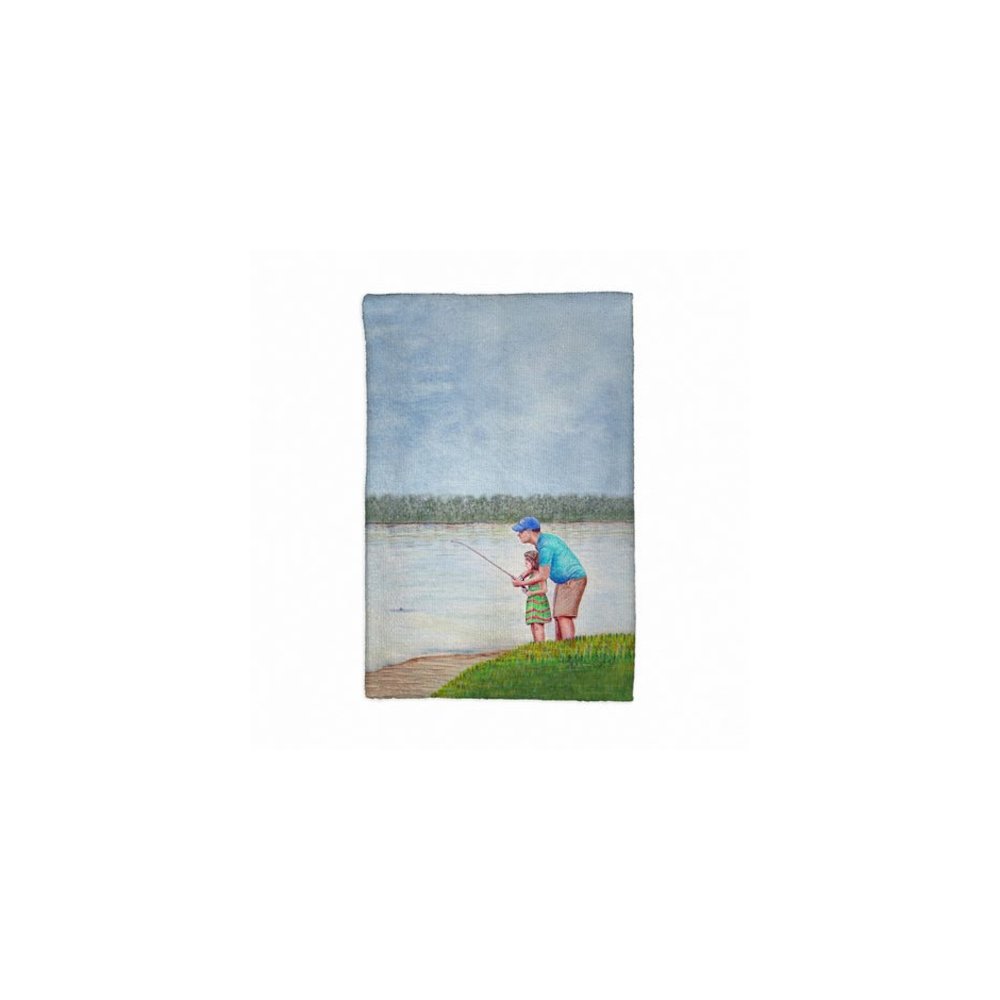 Learning to Fish Kitchen Towel. Picture 2
