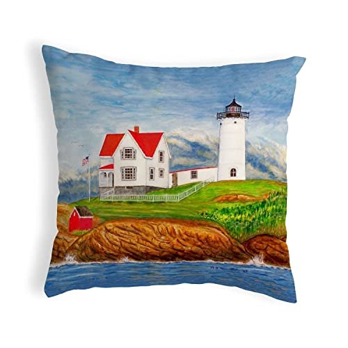 Nubble Lighthouse Small No-Cord Pillow 11x14. Picture 2