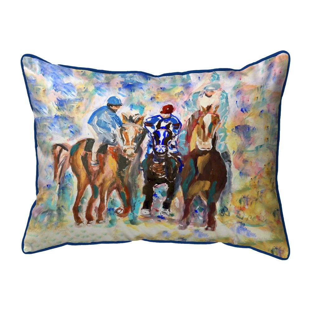Three Racing II Extra Large Zippered Pillow Cover Only (No Insert) 20x24. Picture 1