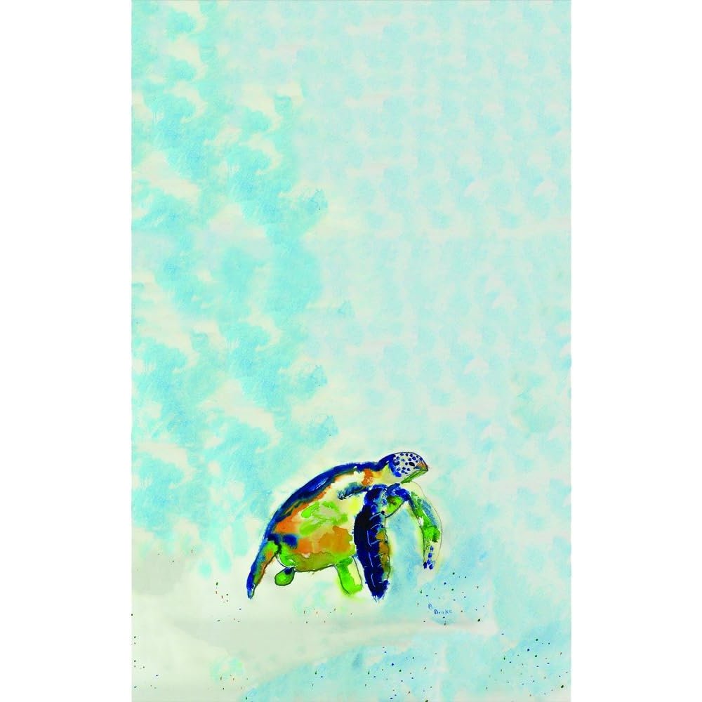 Drake's Sea Turtle Kitchen Towel. Picture 1