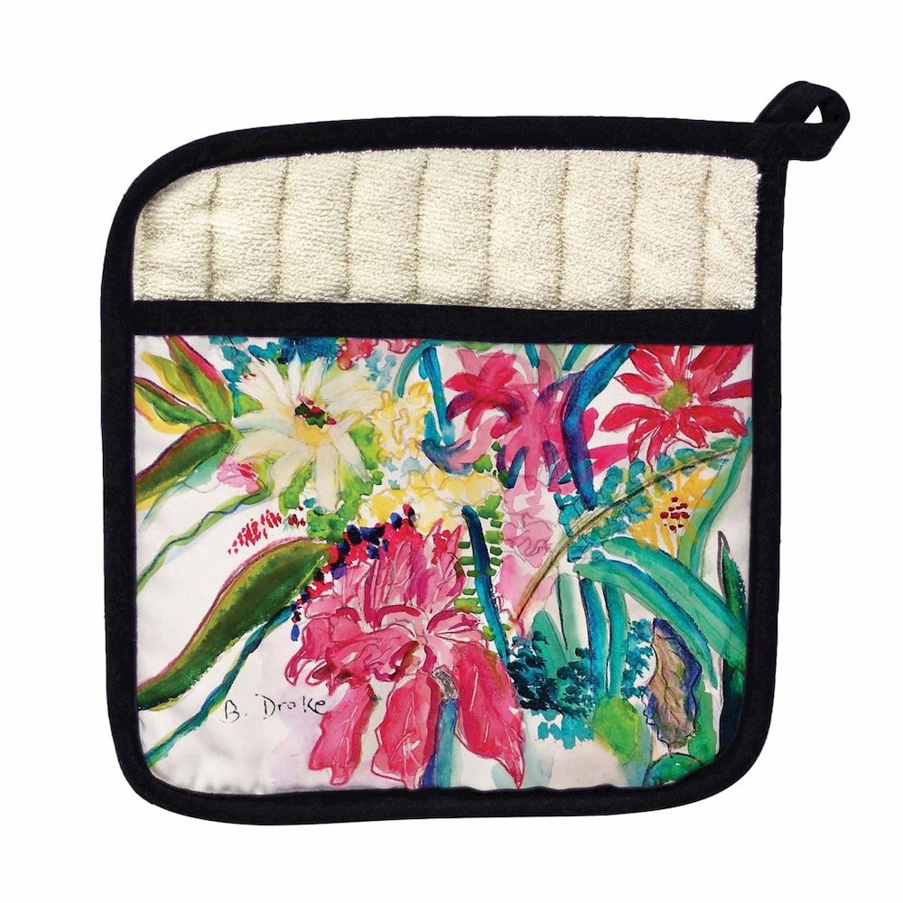 Multi Florals Pot Holder. Picture 1
