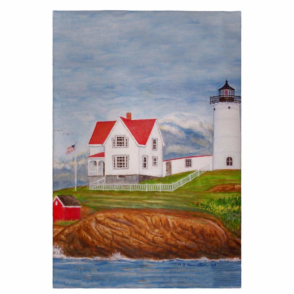 Nubble Lighthouse Guest Towel. Picture 1