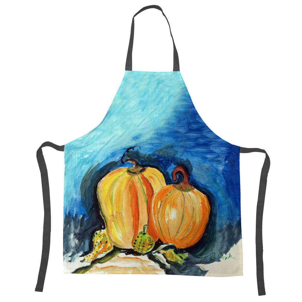 Two Pumpkins Apron. Picture 1