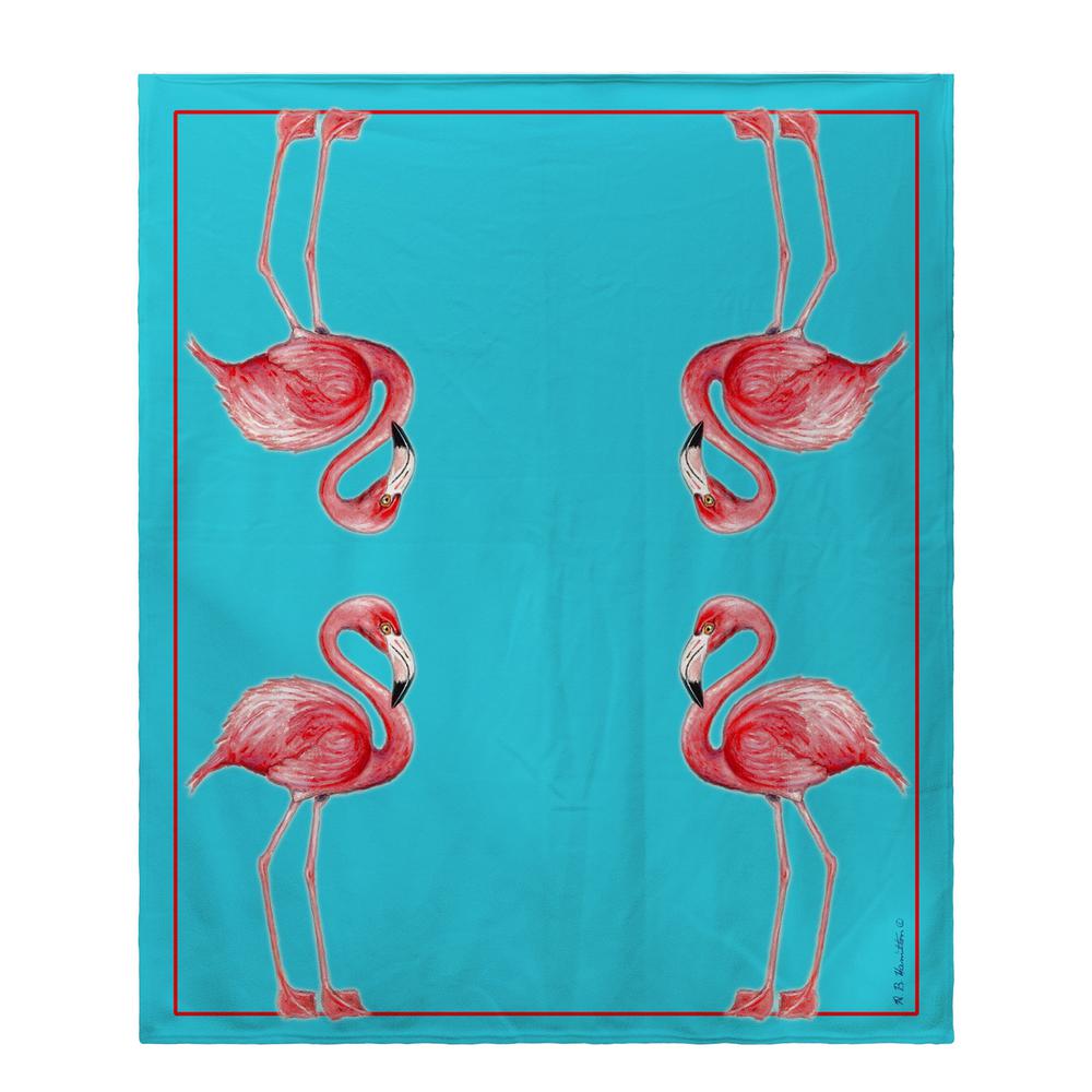 Flamingo Throw. Picture 1