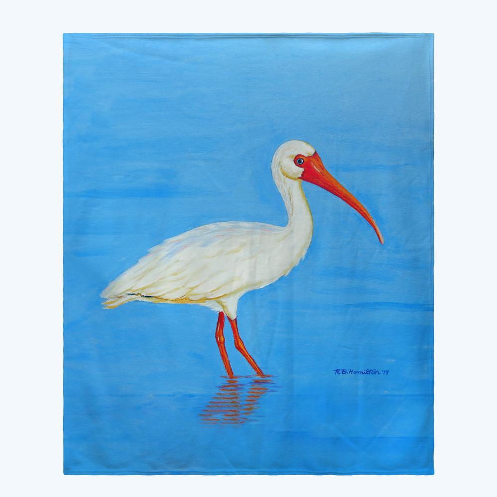 Posing White Ibis Throw. Picture 1