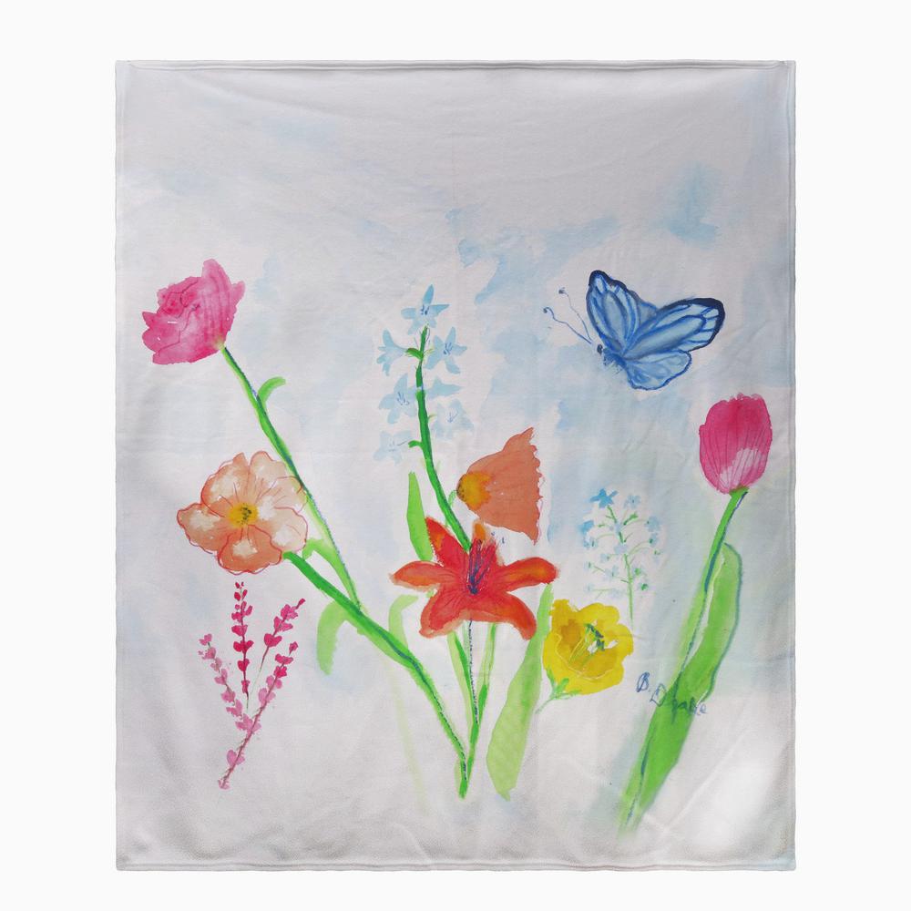 Pastel Garden Throw. Picture 1