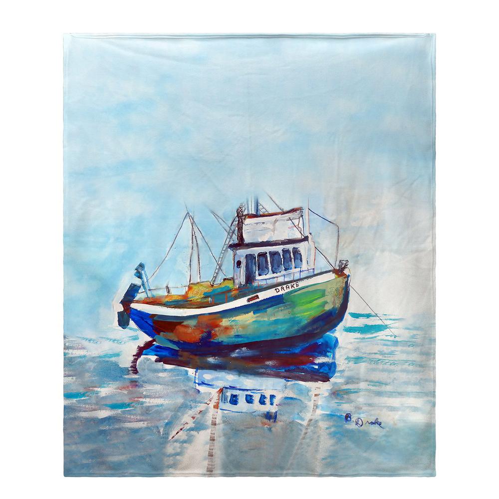SS Drake Fleece Throw. Picture 1