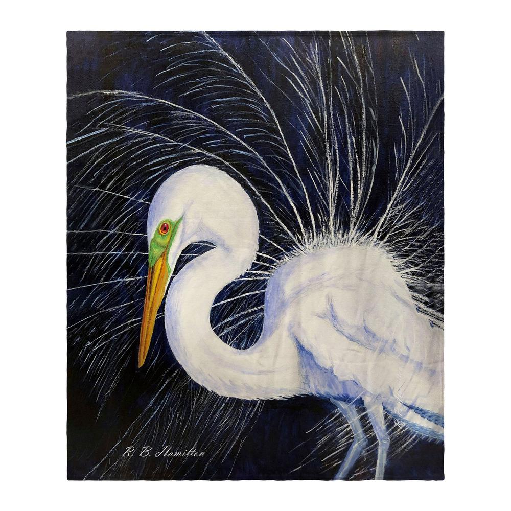 Breeding Egret Throw. Picture 1