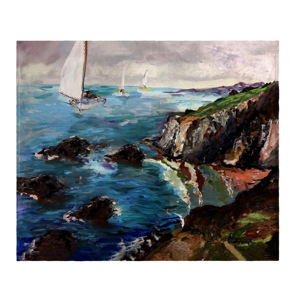 Sailing the Cliffs Throw. Picture 1
