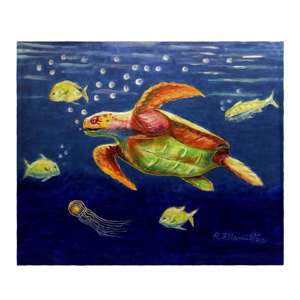 Dick's Sea Turtle Throw. Picture 1
