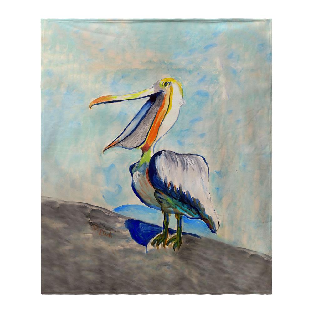 Talking Pelican Throw. Picture 1