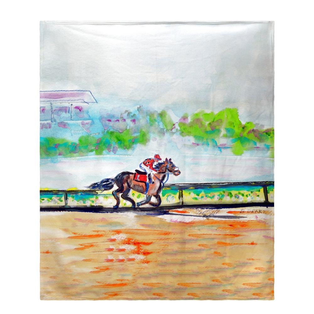 Inside Track Fleece Throw. Picture 1