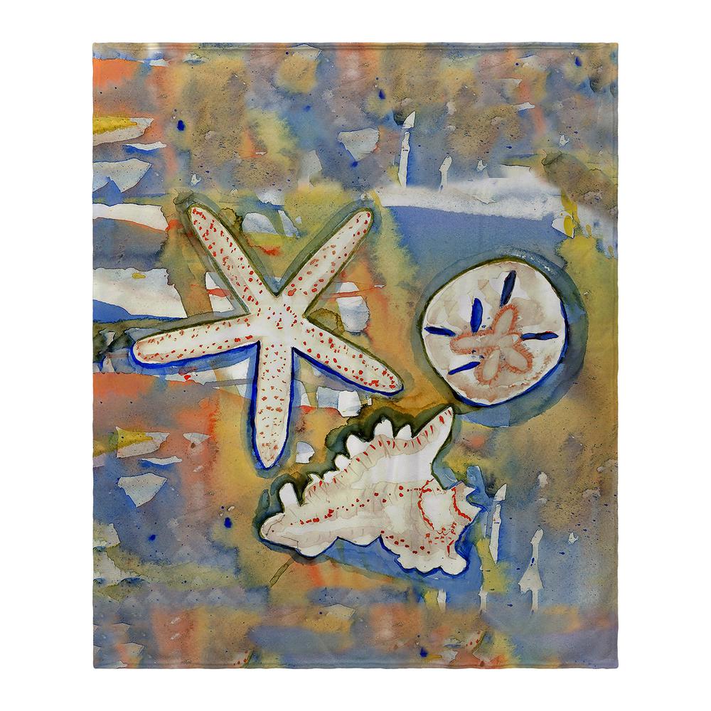 Beach Treasures Fleece Blanket. Picture 1