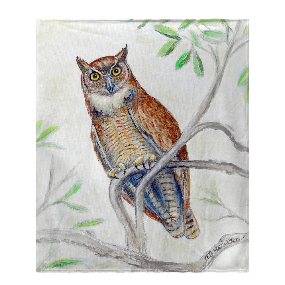 Great Horned Owl Throw. Picture 1
