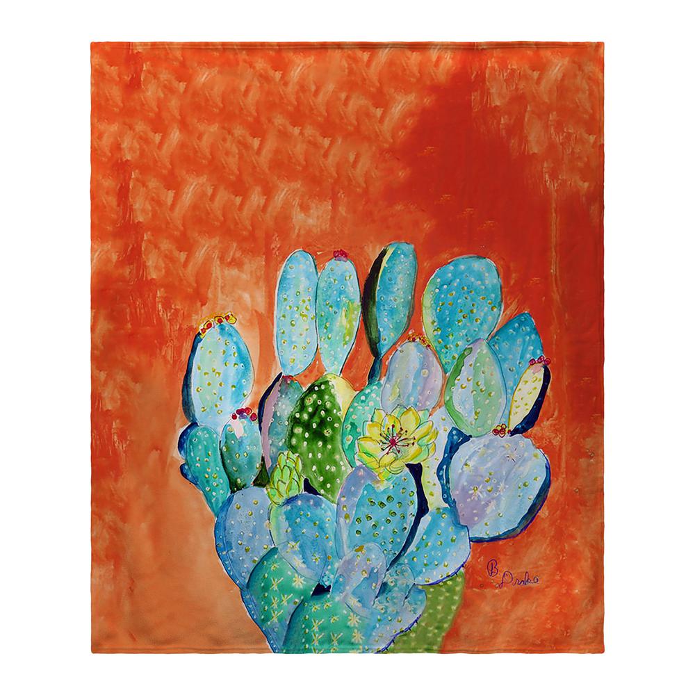 Cactus II Fleece Blanket. Picture 1