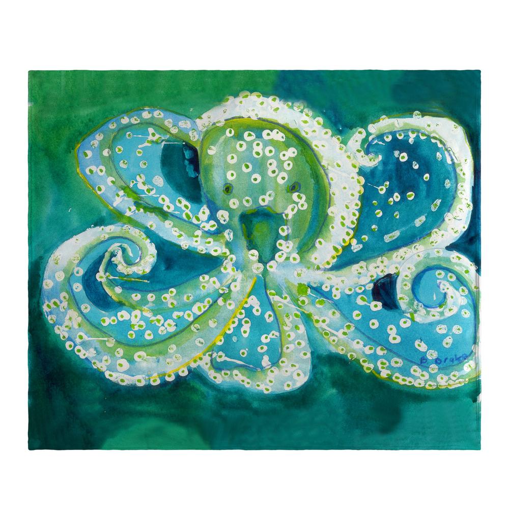 Octopus Fleece Throw. Picture 1