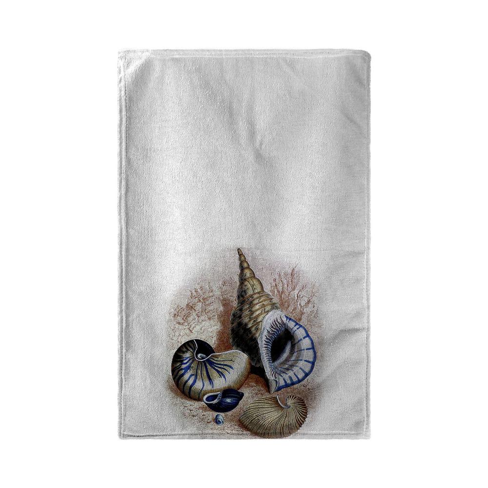 Antique Sea Shells Beach Towel. Picture 1