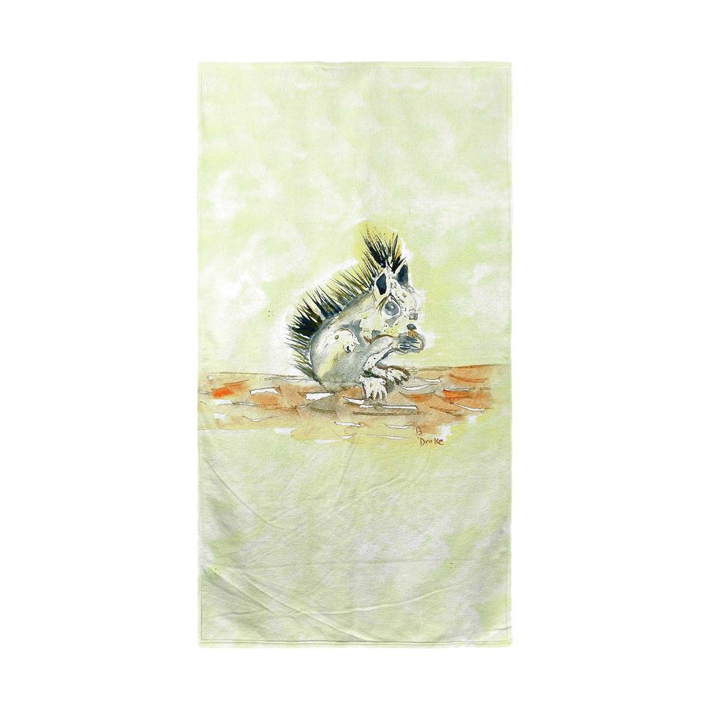 Baby Squirrel Beach Towel. Picture 1