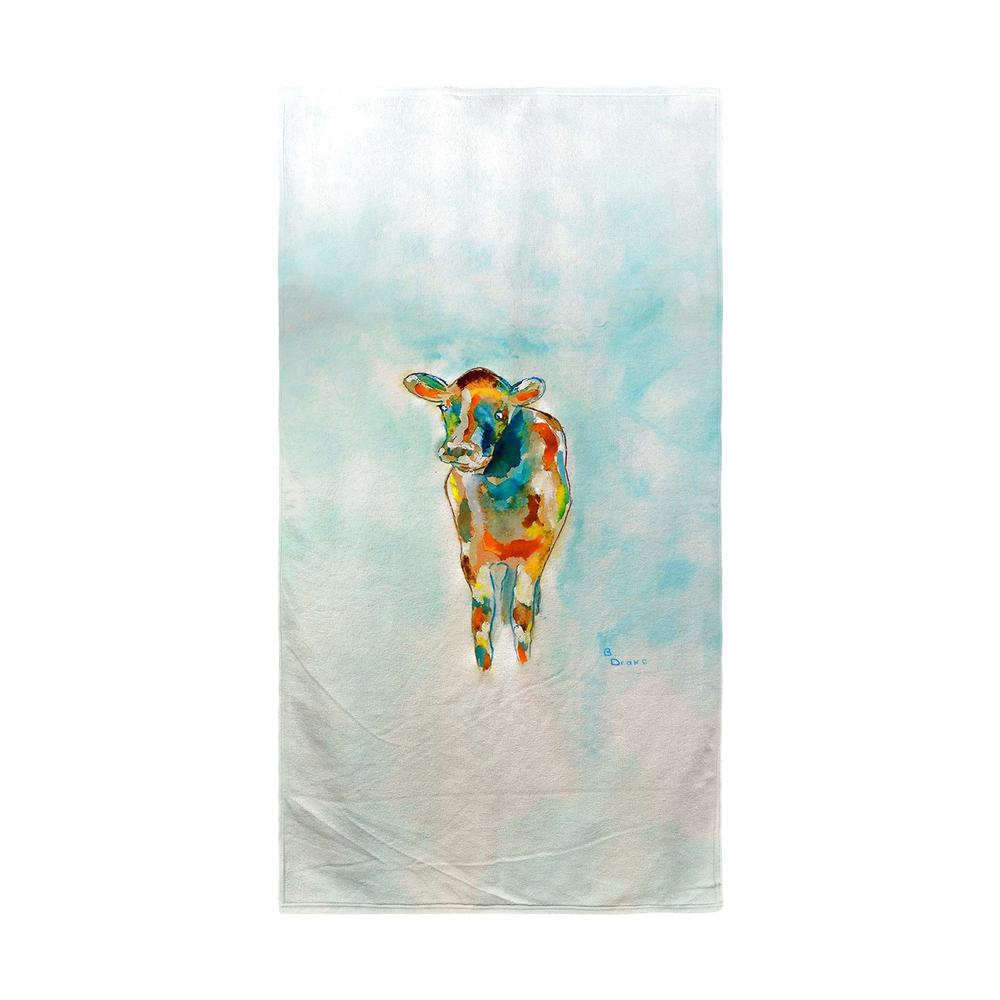 Betsy's Cow Beach Towel. Picture 1