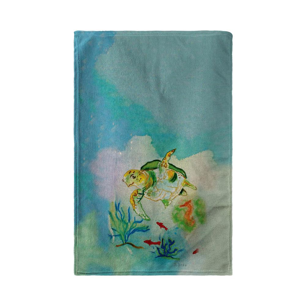 Betsy's Sea Turtle Beach Towel. Picture 1