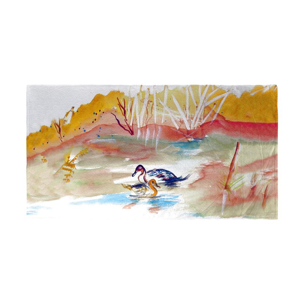 Redhead Pair Beach Towel. Picture 1