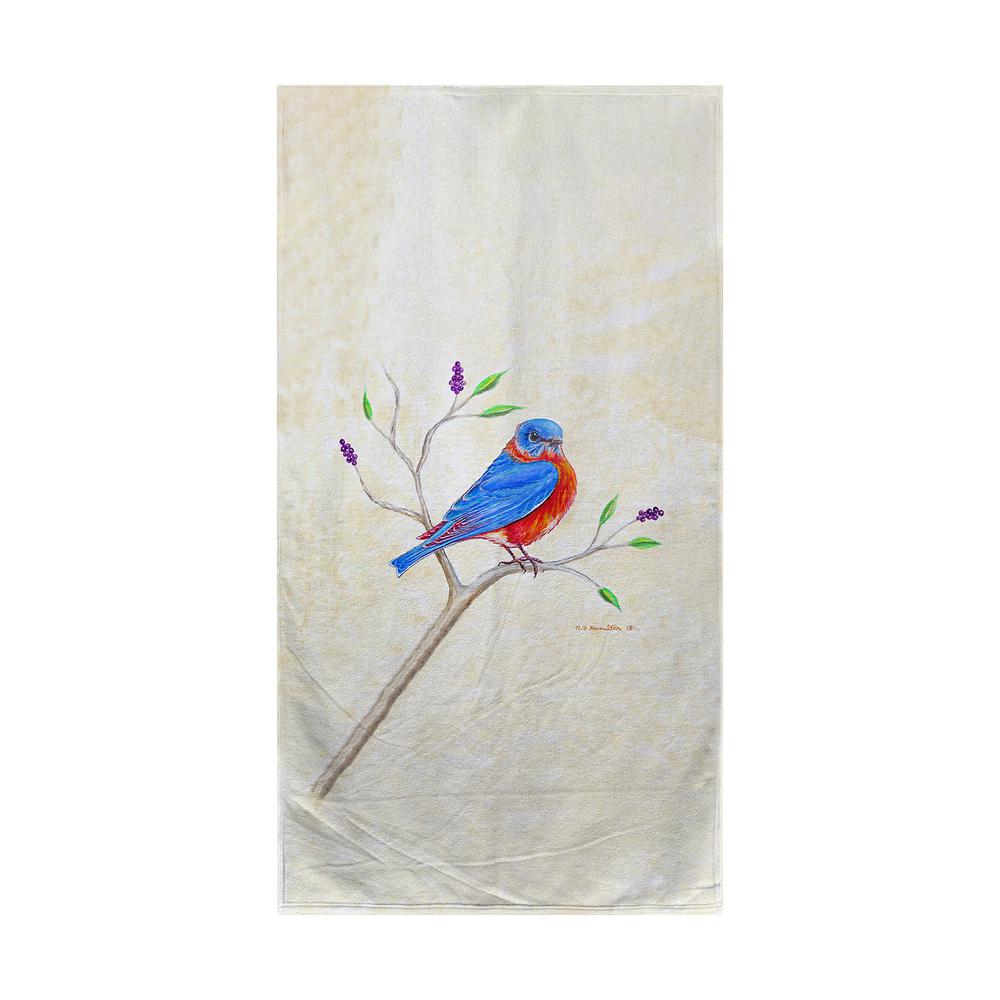 Dick's Blue Bird Beach Towel. Picture 1