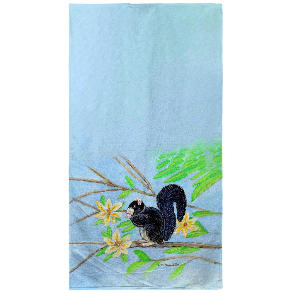 Fox Squirrel Beach Towel. Picture 1