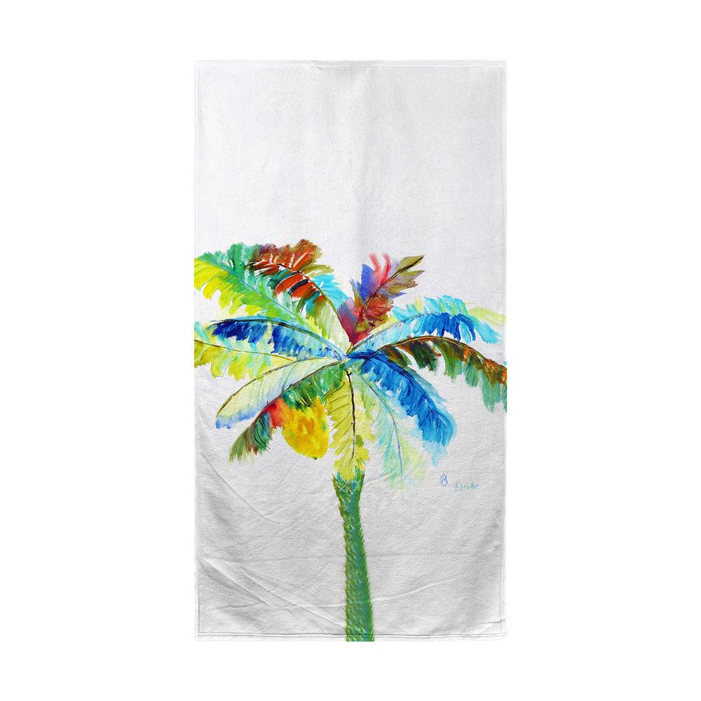 Big Palm Beach Towel. Picture 1